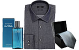 COOL WATER for men by Davidoff (125 ml) and Cotton Shirt and Tie