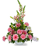 Pink Flowers Arrangement
