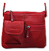 Red Ladies Leather Bag