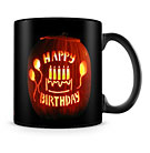 Birthday Halloween Theme Mug-Black