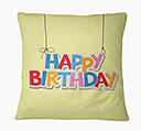 Birthday Cushion - Yellow