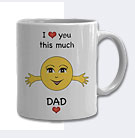 Love you Dad Mug - White