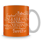Congratulations Mug - Orange
