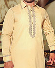 Ivory Shalwar Kameez Suit