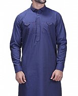 Blue Men Shalwar Kameez Suit